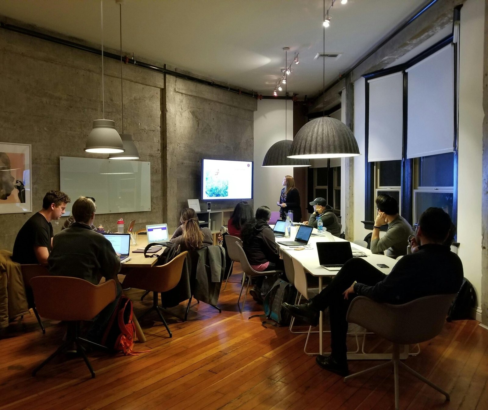 The BA Network team in a meeting
